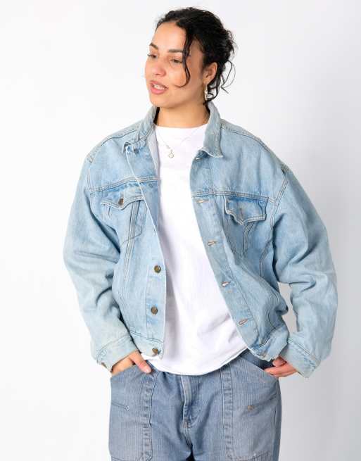 Vintage  l denim jacket blue