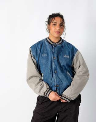 Vintage  L Denim Jacket Light Blue