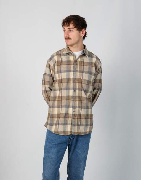 Vintage  l long sleeve shirt in brown - view 1