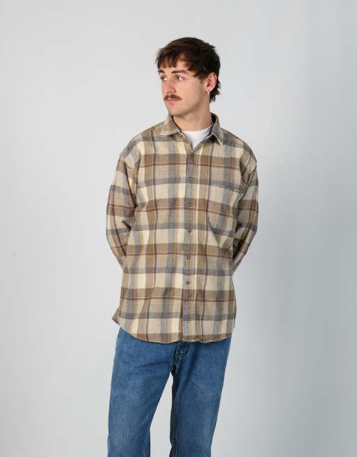 Vintage  l long sleeve shirt in brown