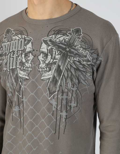 Vintage  l long sleeve t-shirt in grey, 4 of 4
