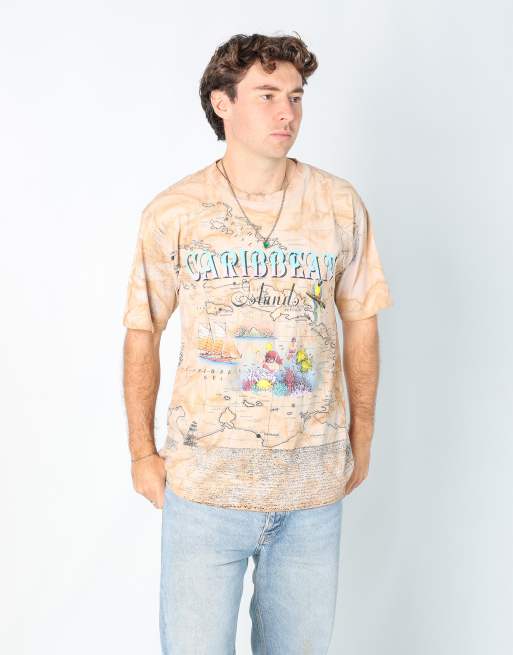 Vintage  l t-shirt in brown