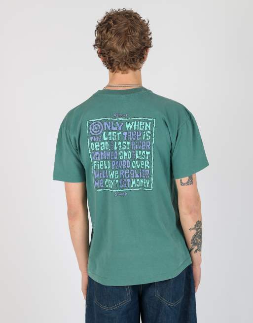 Vintage  l t-shirt in dark green, 3 of 4