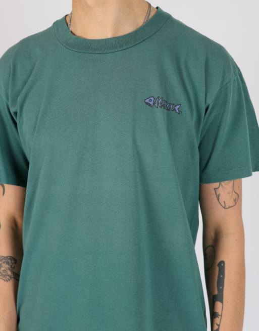 Vintage  l t-shirt in dark green, 4 of 4