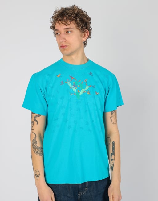 Vintage  l t-shirt in turquoise
