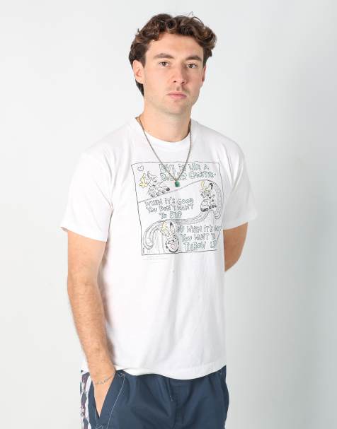 Vintage  l t-shirt in white - view 1