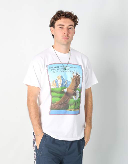 Vintage  l t-shirt in white