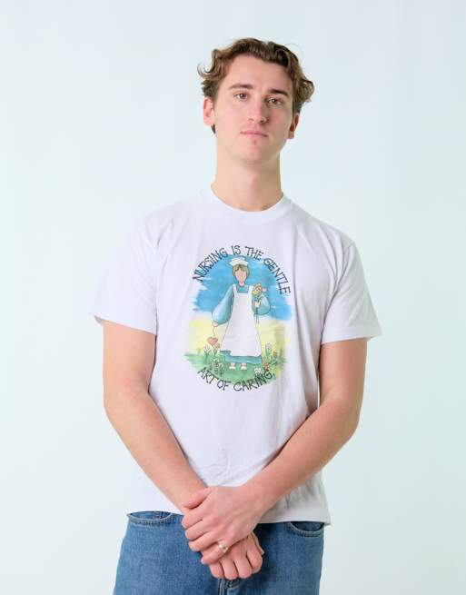 Vintage  L T-Shirt Ivory
