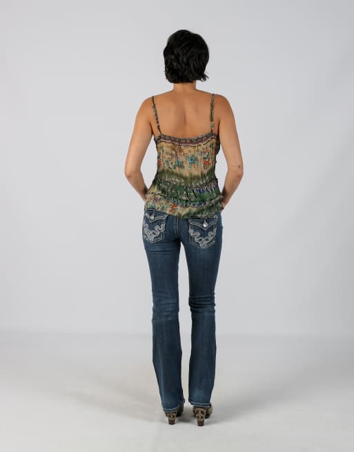 Vintage L.A. Idol S bootcut jeans in blue, 3 of 4