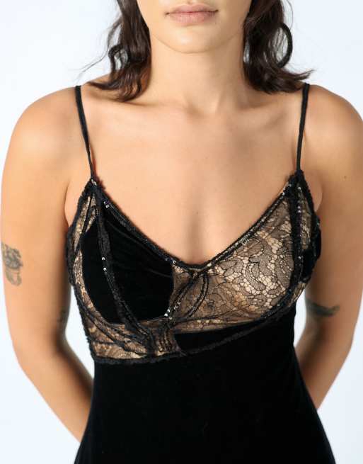 Vintage La Perla 8 woven mini dress black | ASOS