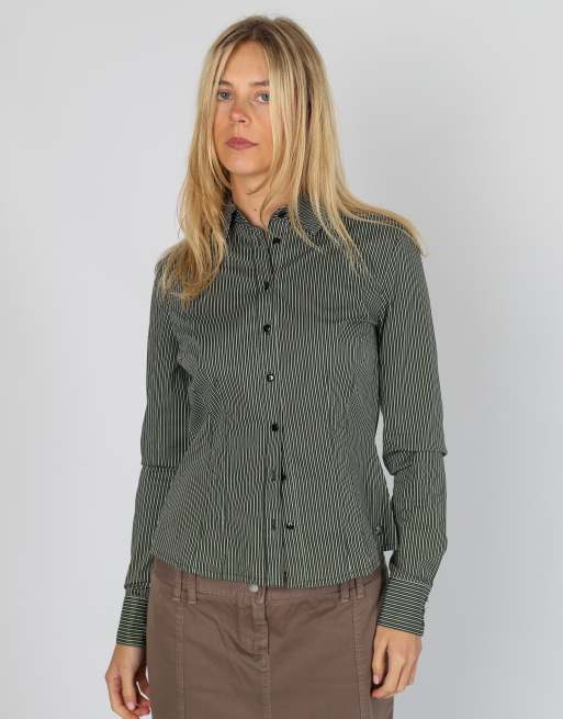Vintage L.A.Blue Rose S shirt in black
