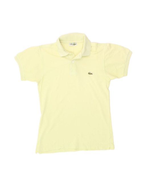 Vintage Lacoste Chemises Polo Shirt Small In Yellow