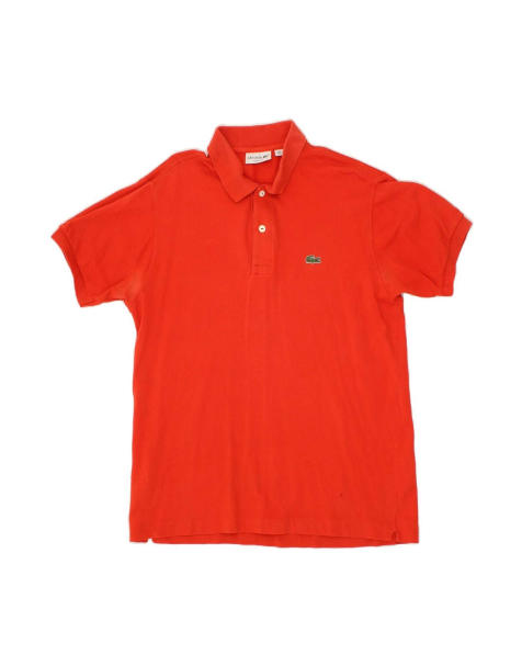 Vintage Lacoste Classic Fit Polo Shirt Large In Orange - view 1