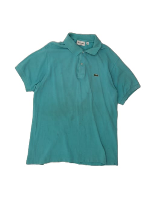 Vintage Lacoste Classic Fit Polo Shirt Size 5 Large In Turquoise