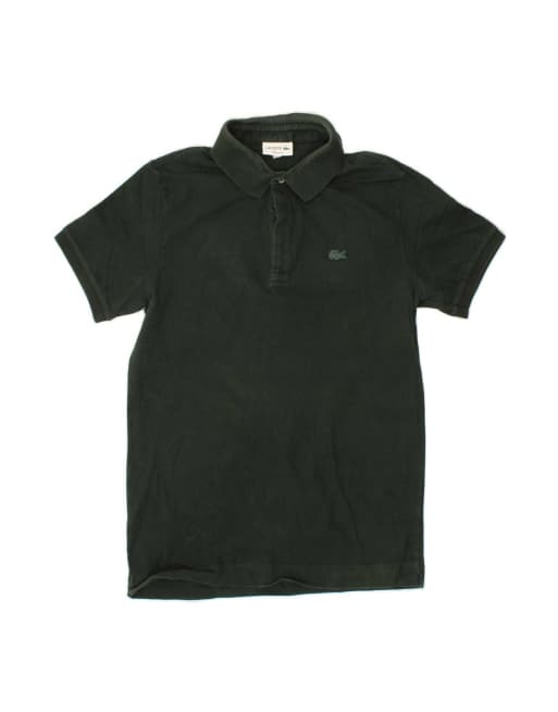 Vintage Lacoste Fit Polo Shirt Size 4 Medium In Green