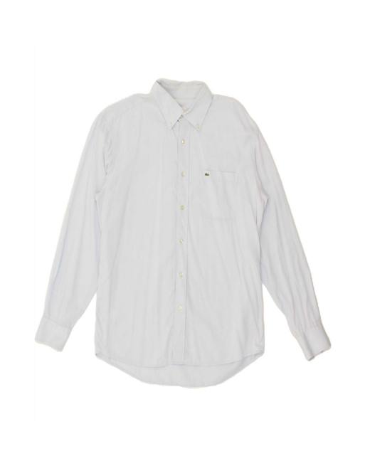Vintage Lacoste Fit Shirt Size 41 Large In Blue