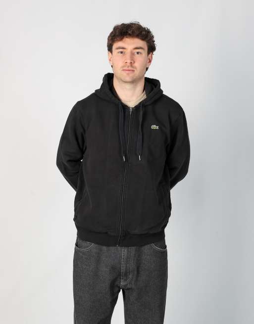 Vintage Lacoste l hoodie in black