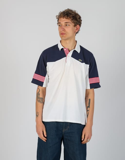 Vintage Lacoste l t-shirt in ivory