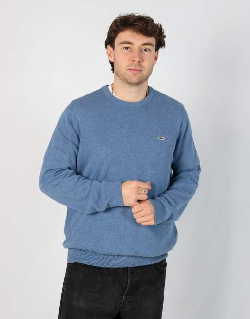 Vintage Lacoste m sweatshirt in light blue
