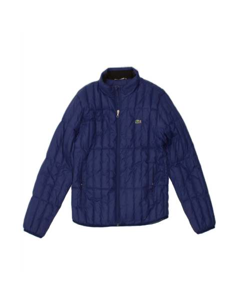 Vintage Lacoste Padded Jacket Uk 14 Medium In Blue - view 1