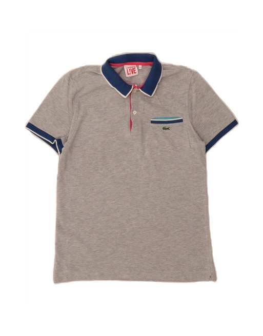 Vintage Lacoste Polo Shirt Size 2 XS In Grey