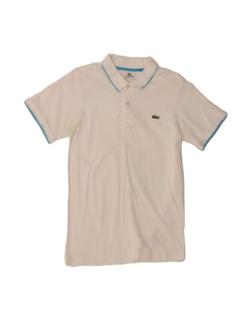 Vintage Lacoste Polo Shirt Size 2 XS In White