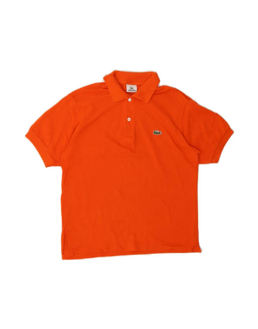 Vintage Lacoste Polo Shirt Size 3 Small In Orange