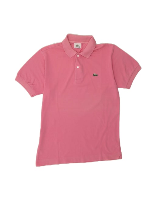 Vintage Lacoste Polo Shirt Size 3 Small In Pink