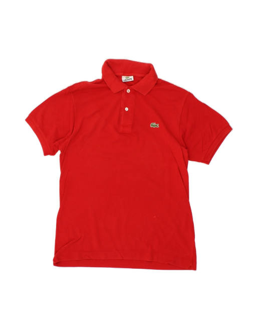 Vintage Lacoste Polo Shirt Size 3 Small In Red