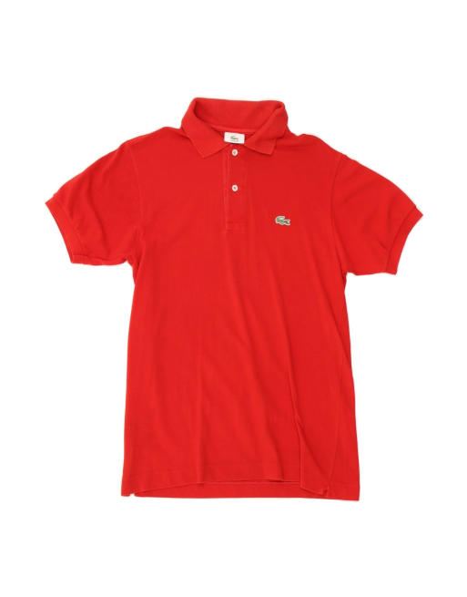 Vintage Lacoste Polo Shirt Size 3 Small In Red