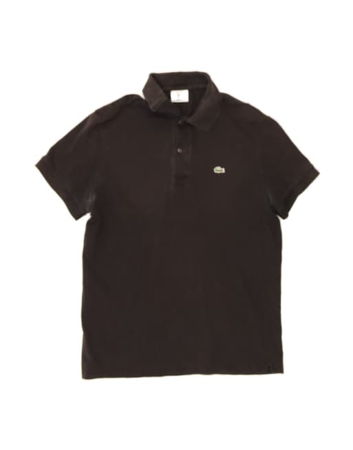 Vintage Lacoste Polo Shirt Size 4 Medium In Black