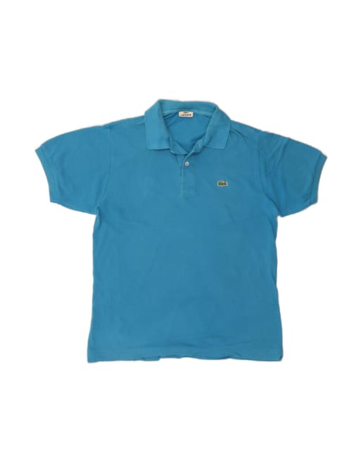Vintage Lacoste Polo Shirt Size 4 Medium In Blue
