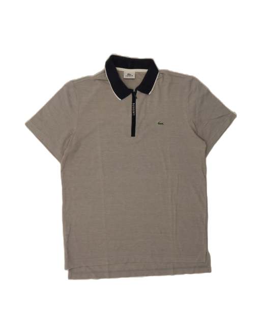 Vintage Lacoste Polo Shirt Size 4 Medium In Grey Classic