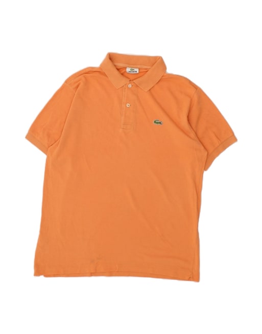 Vintage Lacoste Polo Shirt Size 4 Medium In Orange