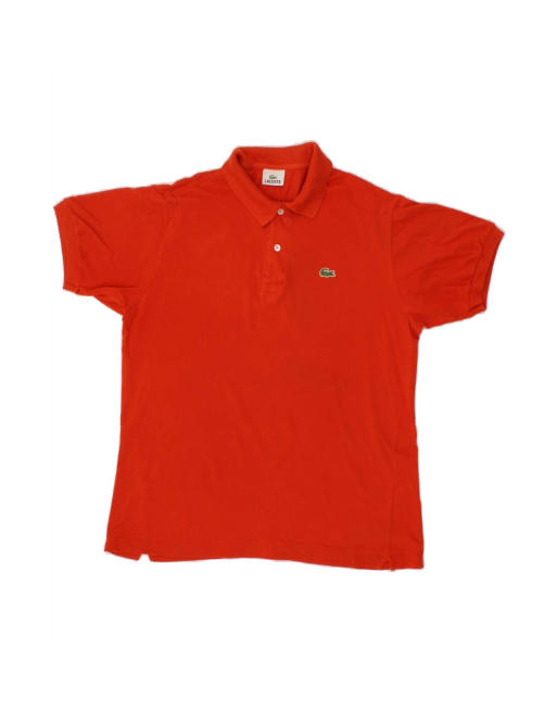 Vintage Lacoste Polo Shirt Size 4 Medium In Red