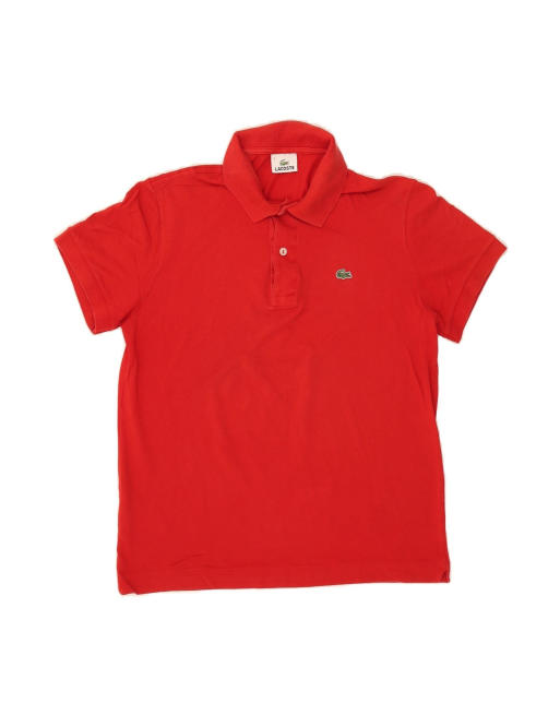Vintage Lacoste Polo Shirt Size 4 Medium In Red