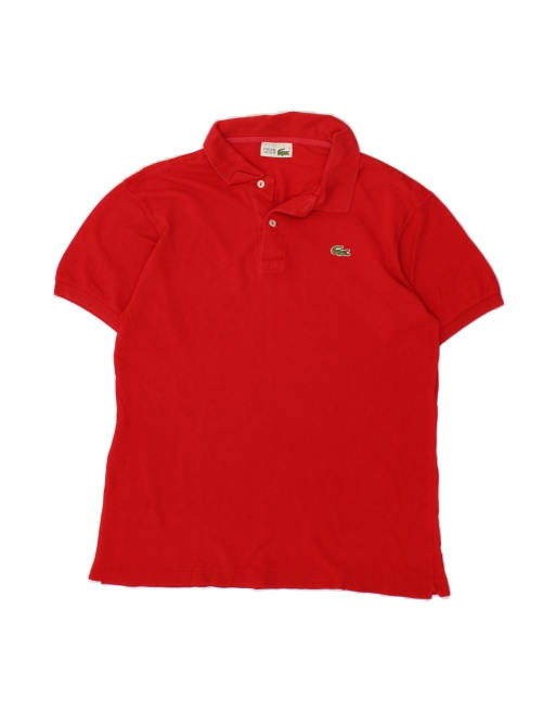 Vintage Lacoste Polo Shirt Size 4 Medium In Red