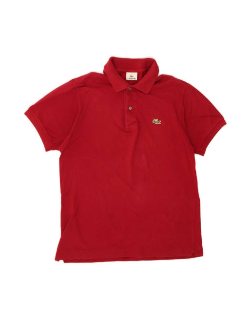 Vintage Lacoste Polo Shirt Size 4 Medium In Red