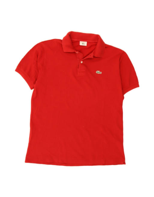 Vintage Lacoste Polo Shirt Size 4 Medium In Red