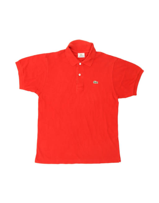 Vintage Lacoste Polo Shirt Size 4 Medium In Red