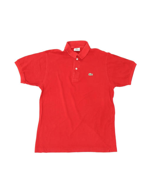 Vintage Lacoste Polo Shirt Size 4 Medium In Red