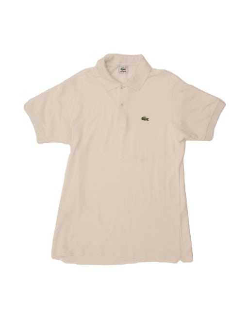 Vintage Lacoste Polo Shirt Size 4 Medium In White