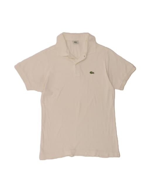 Vintage Lacoste Polo Shirt Size 4 Medium In White