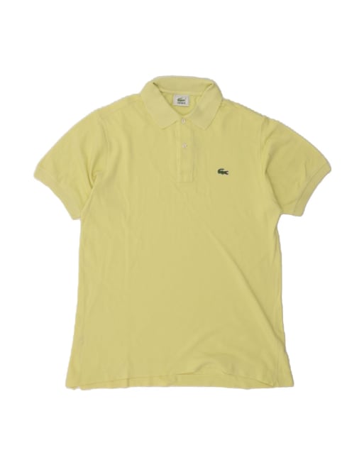 Vintage Lacoste Polo Shirt Size 4 Medium In Yellow
