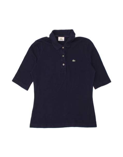 Vintage Lacoste Polo Shirt Size 40 Medium In Blue - view 1