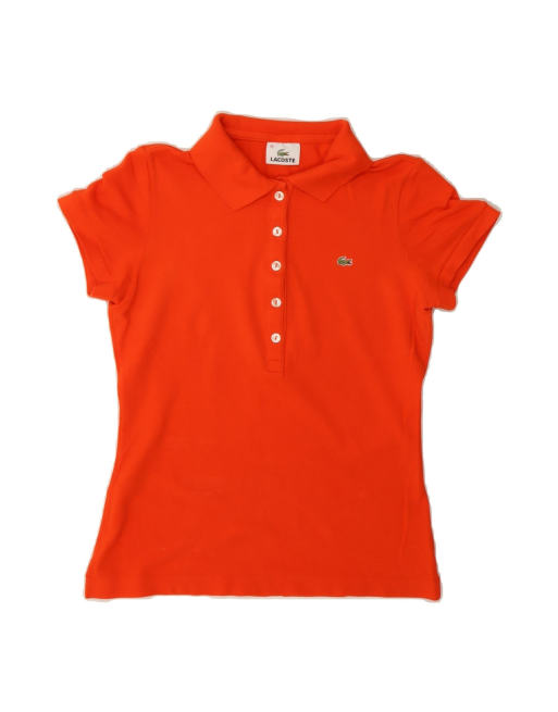 Vintage Lacoste Polo Shirt Size 40 Medium In Orange