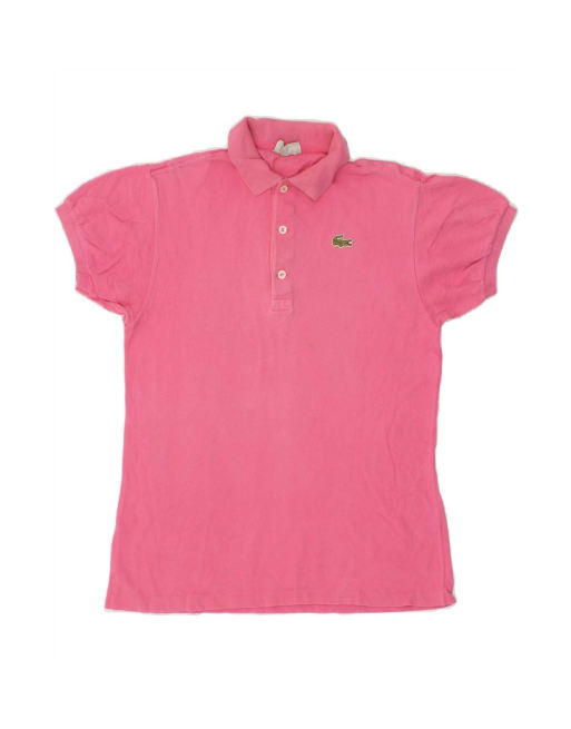 Vintage Lacoste Polo Shirt Size 40 Medium In Pink