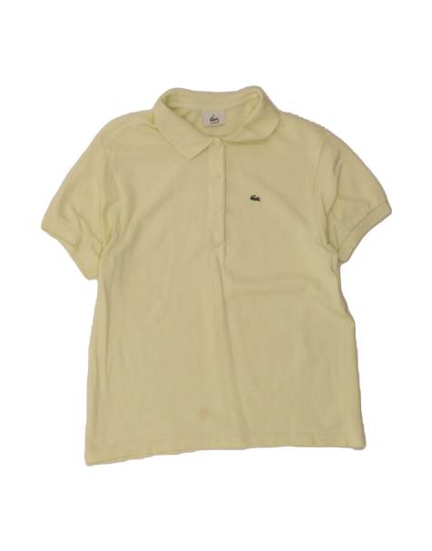 Vintage Lacoste Polo Shirt Size 40 Medium In Yellow - view 1