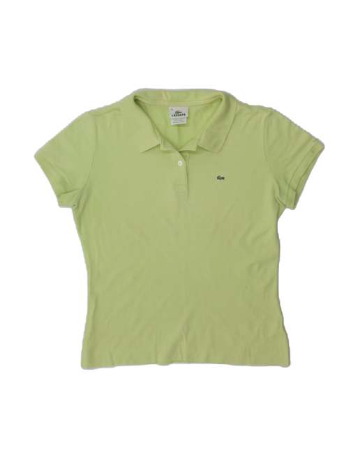Vintage Lacoste Polo Shirt Size 42 Large In Green