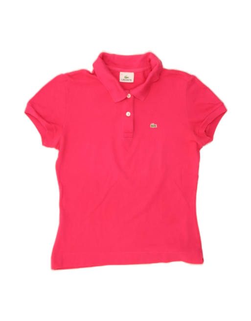 Vintage Lacoste Polo Shirt Size 42 Large In Pink